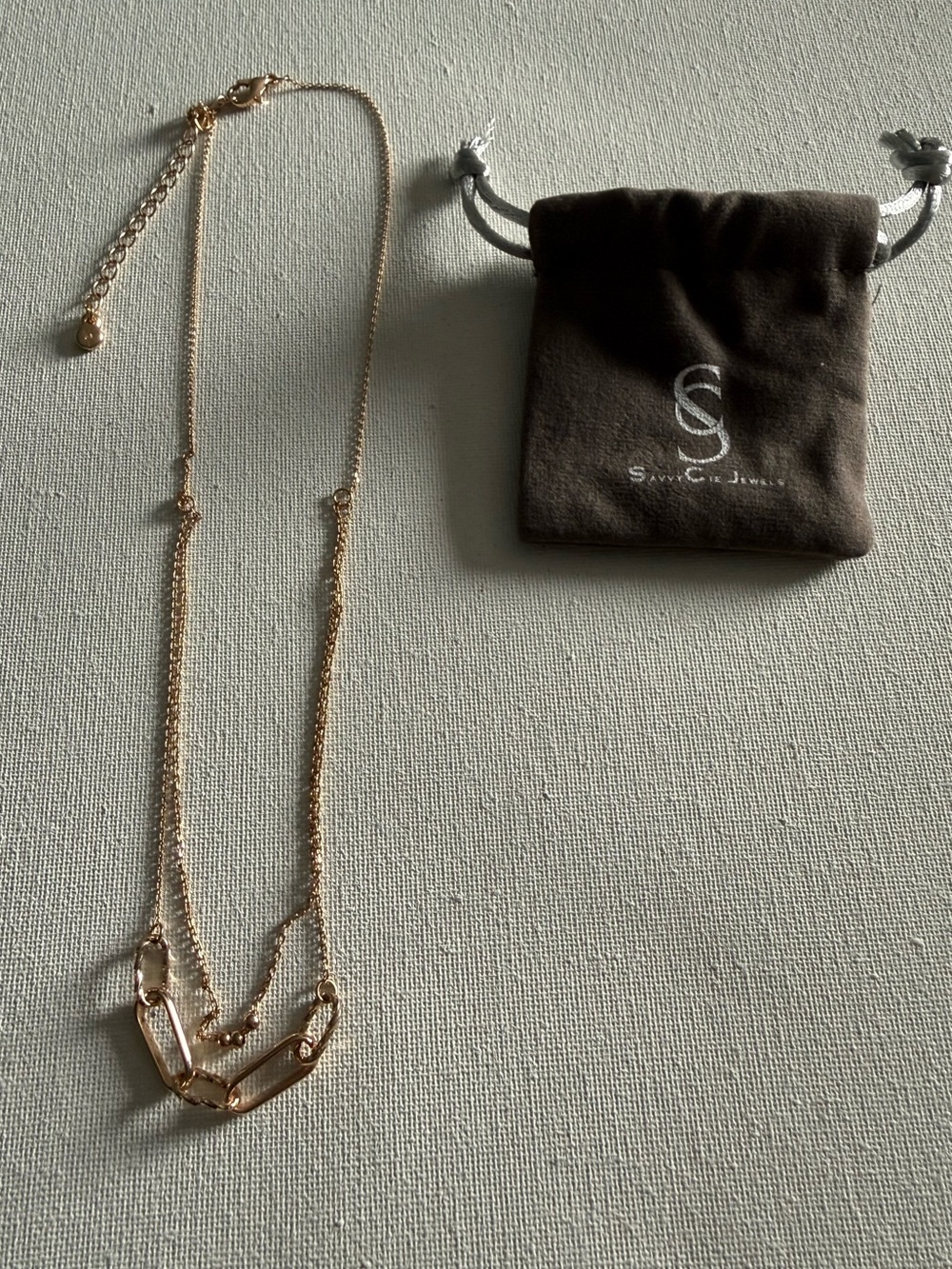 NEW Gold Layered Link Necklace
